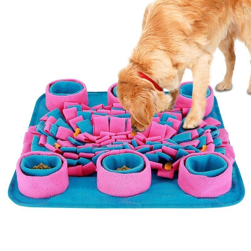 Dog Puzzle Interactive Pet Food Dispenser Toy with Non-slip Back Slow Feeding Puppy Dog Toys Game Increase IQ Big Dog Toys