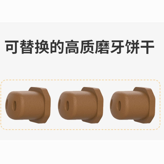 HIPIDOG Pig Shape Sucker Toys Dog Chew Toy Toothbrush Chew Treats Snacks Biscuits for Pets Toys with Suckers