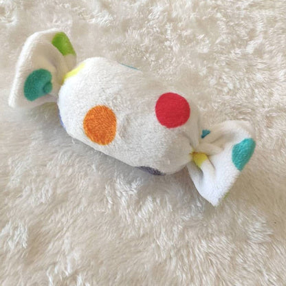 020-1 Fleece Chew Play Toys Pet Squeaky Puppy Chew Squeaker Quack Sound Doll Toy Creative Simulation Donut Pet Supplies Dog Toys