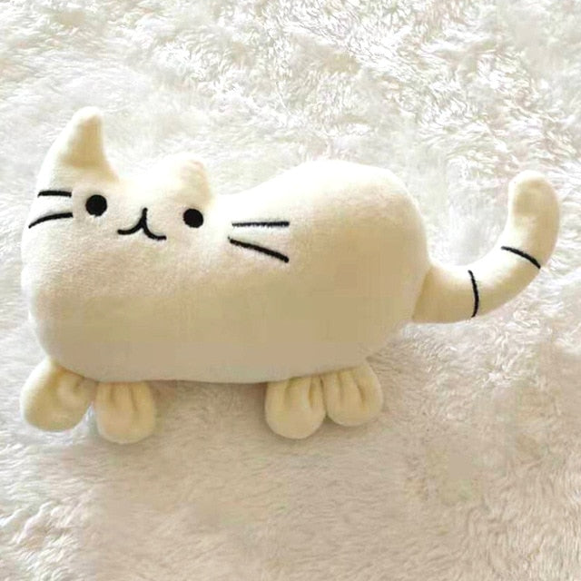 020-1 Fleece Chew Play Toys Pet Squeaky Puppy Chew Squeaker Quack Sound Doll Toy Creative Simulation Donut Pet Supplies Dog Toys