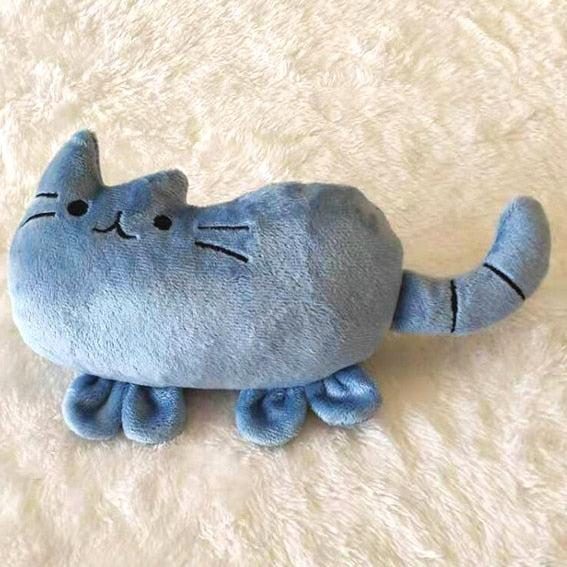 020-1 Fleece Chew Play Toys Pet Squeaky Puppy Chew Squeaker Quack Sound Doll Toy Creative Simulation Donut Pet Supplies Dog Toys