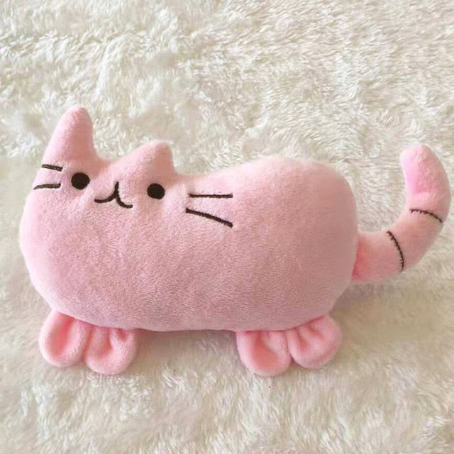 020-1 Fleece Chew Play Toys Pet Squeaky Puppy Chew Squeaker Quack Sound Doll Toy Creative Simulation Donut Pet Supplies Dog Toys