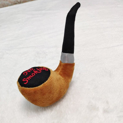 020-1 Fleece Chew Play Toys Pet Squeaky Puppy Chew Squeaker Quack Sound Doll Toy Creative Simulation Donut Pet Supplies Dog Toys