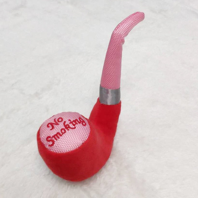 020-1 Fleece Chew Play Toys Pet Squeaky Puppy Chew Squeaker Quack Sound Doll Toy Creative Simulation Donut Pet Supplies Dog Toys