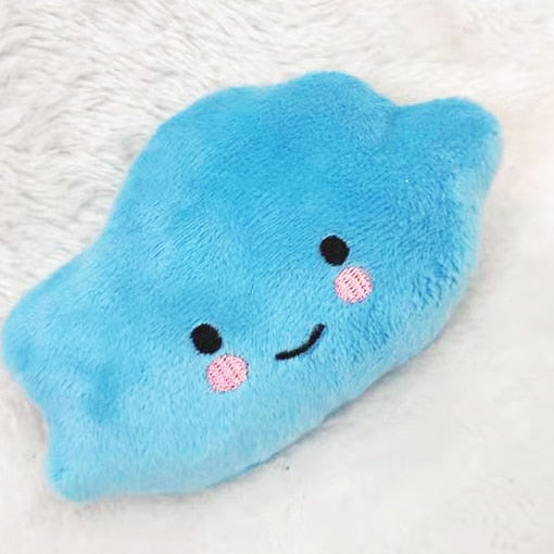 020-1 Fleece Chew Play Toys Pet Squeaky Puppy Chew Squeaker Quack Sound Doll Toy Creative Simulation Donut Pet Supplies Dog Toys