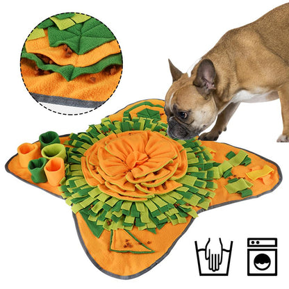 Pet Dog Sniffing Mat Dog Puzzle Toy Pet Snack Feeding Mat Boring Interactive Game Training Blanket Snuffle Feeding Training Mat