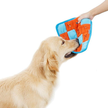 Pet Dog Sniffing Mat Dog Puzzle Toy Pet Snack Feeding Mat Boring Interactive Game Training Blanket Snuffle Feeding Training Mat