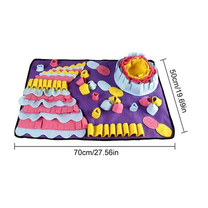New Pet Dog Sniffing Mat Find Food Training Blanket Play Toys Dog Mat Nosework Puzzle Toy Dog Snuffle Mat Pad For Relieve Stress