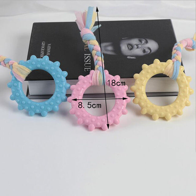 1pcs Pet Dog Toy Chew Squeaky Rubber Toys Vocal Molar Rubber Toy Funny Nipple Ball for Cat Puppy Baby Dogs Interactive Training