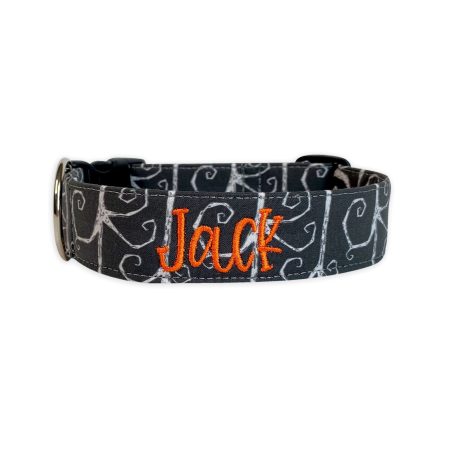 Nightmare Halloween Personalized Dog Collar