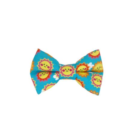Sunny Days Dog Collar Bow Tie