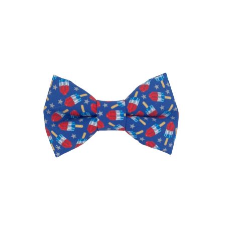 Bomb Pop Dog Collar Bow Tie