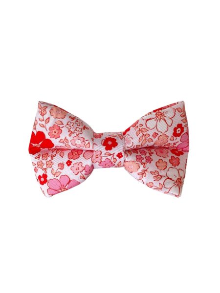 Dapper Floral Dog Collar Bow Tie