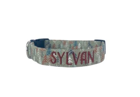 Fall Forest Personalized Dog Collar