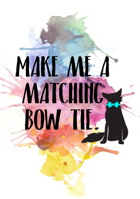 Matching Dog Collar Bow Tie