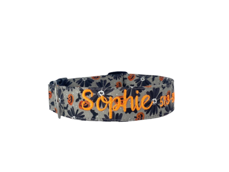 Daisy Halloween Personalized Dog Collar